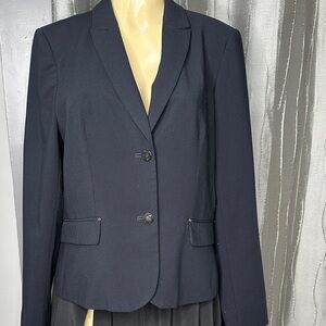 Calvin Klein Women’s Sz 12  Classic Blazer Navy color